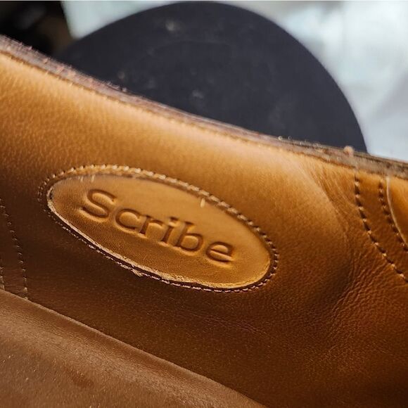 Men's Classic Burgundy Leather Oxfords - Picture 6 of 11